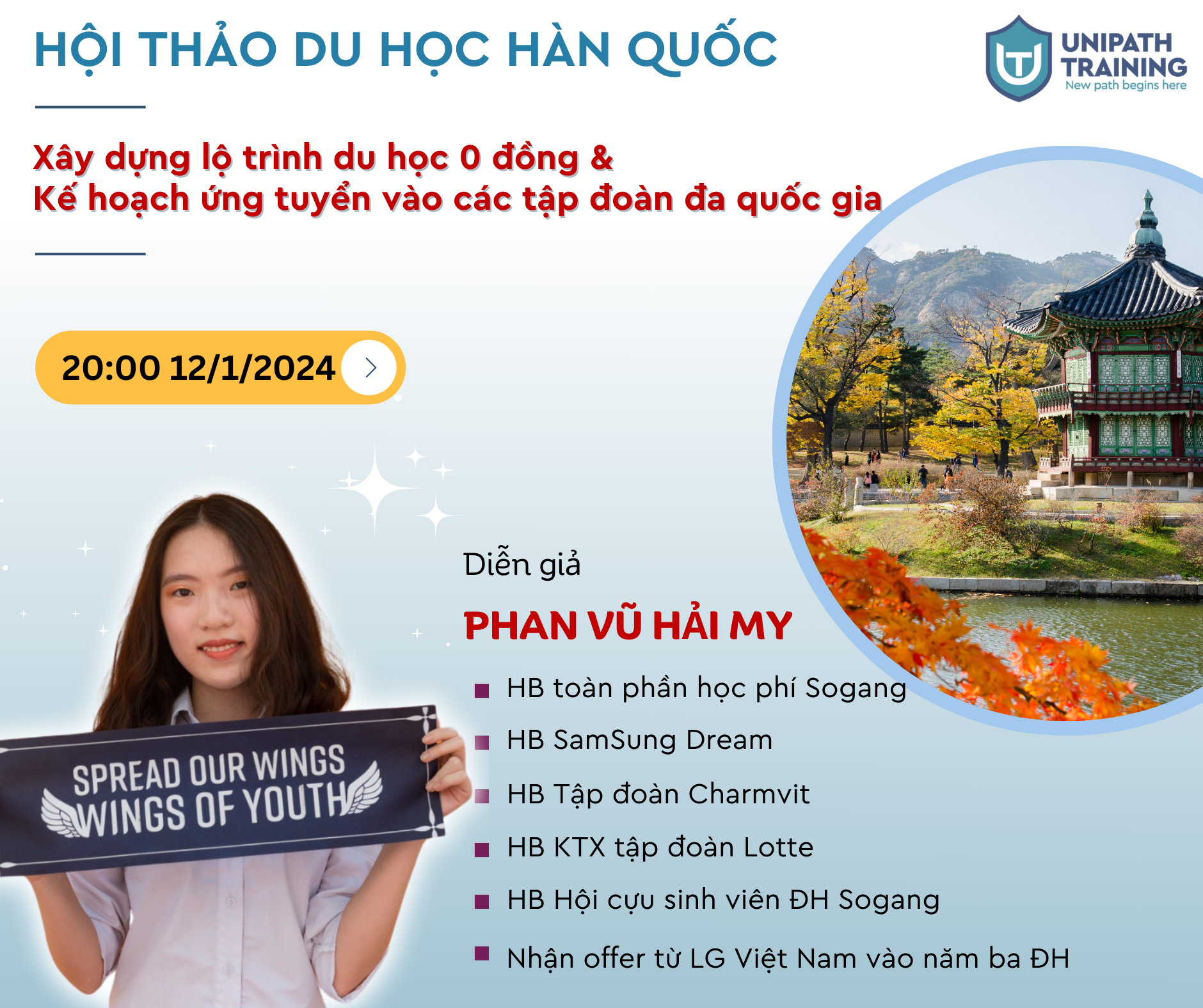 Hội thảo du học Hàn Quốc - Unipath Training